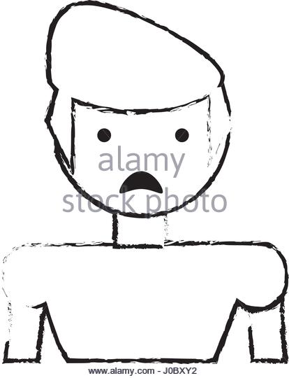 414x540 Happy Boy Drawing Sad Face Black And White Stock Photos Amp Images