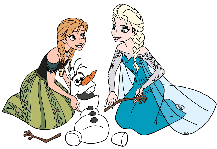 900x618 Frozen Clipart Elsa Anna