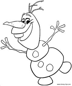 236x282 Frozen Happy Olaf Coloring Page Fun Kids Activities