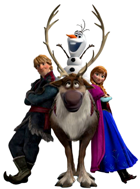 452x608 Frozen Olaf Anna Png