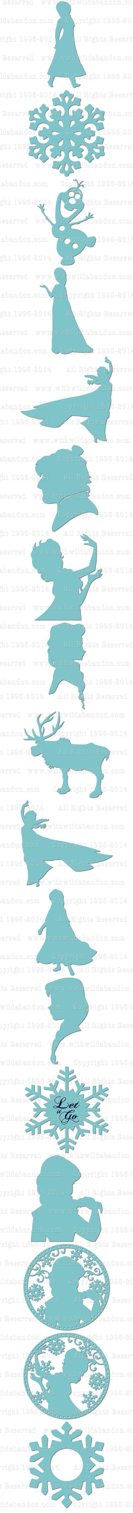 432x4909 Best Frozen Silhouette Ideas Princess