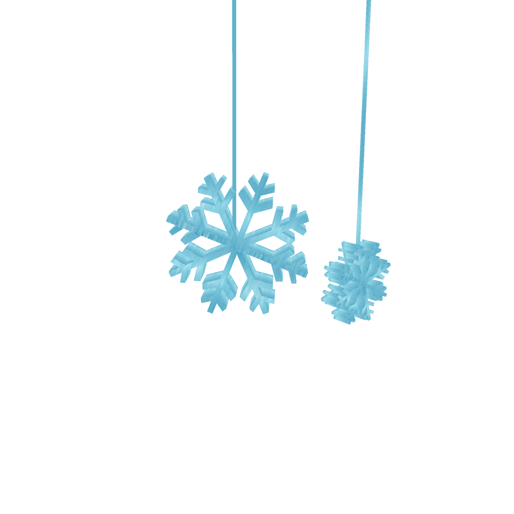 1024x1024 Frozen Yak Hanging Blue Snowflakes By Angelicleigh