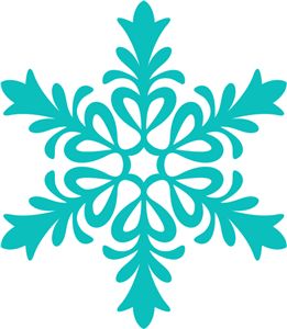 261x300 Snowflakes Silhouette Clipart