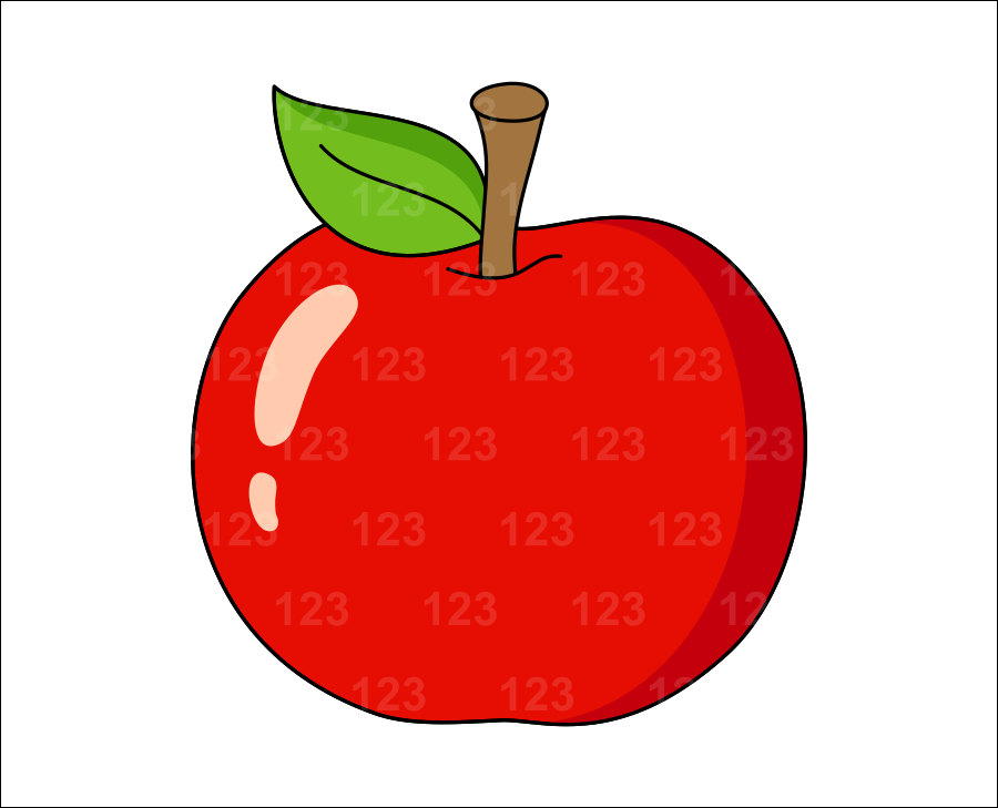 900x729 A Single Piece Of Fruit Clipart