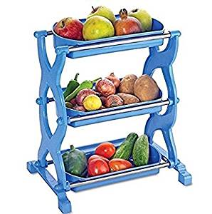 298x300 Buy Ritu 3 Layer Fruits Amp Vegetables Storage Basket Shelf Rack