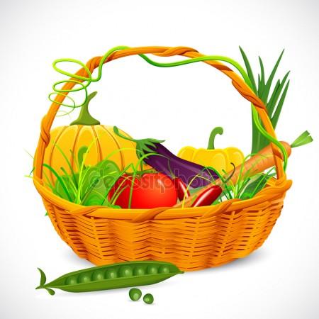 450x450 Fruit Basket Vector Stock Vectors, Royalty Free Fruit Basket