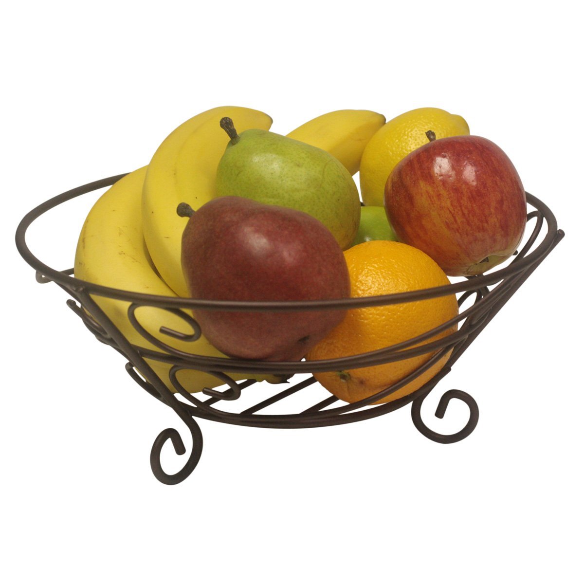 1200x1200 Home Basics Scroll Collection Fruit Basket Home Amp Kitchen