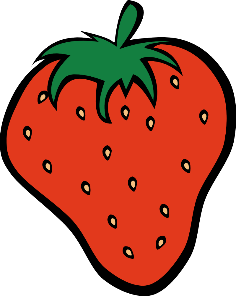 799x1000 Strawberry Basket Clipart