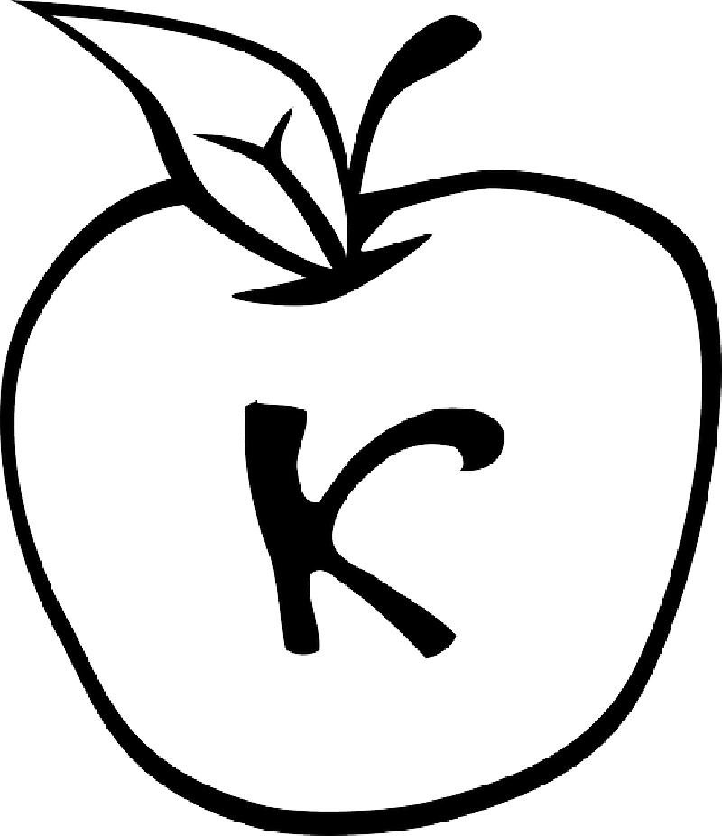 800x927 Apple Fruit Black And White. Apple, Black, Fruit, Silhouette Apple
