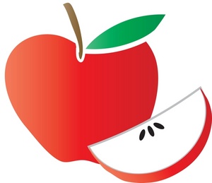 300x259 Apple Fruit Clipart Image