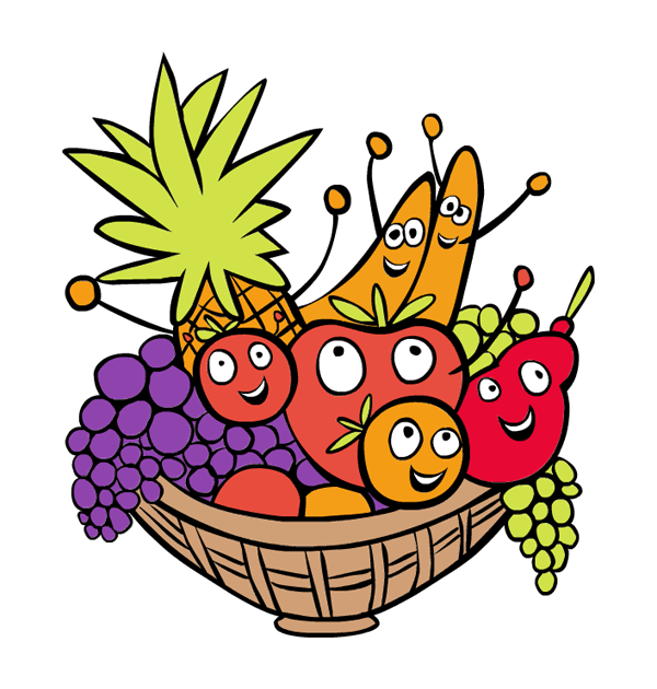 600x630 Bowl Clipart Fruit Basket