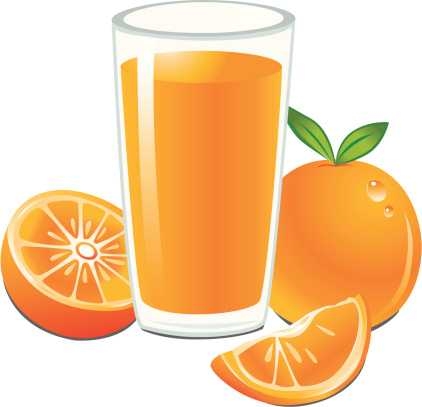422x407 Orange Juice Clip Art Fruit