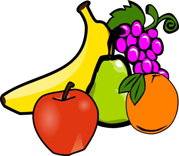600x522 Clip Art Fruit Snacks Clipart