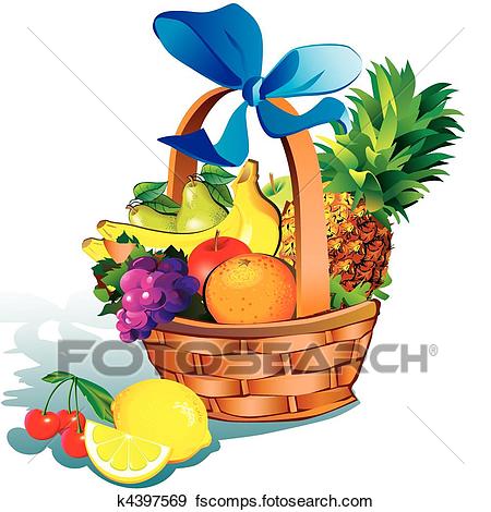 450x470 Fruit Basket Clipart Royalty Free. 3,104 Fruit Basket Clip Art