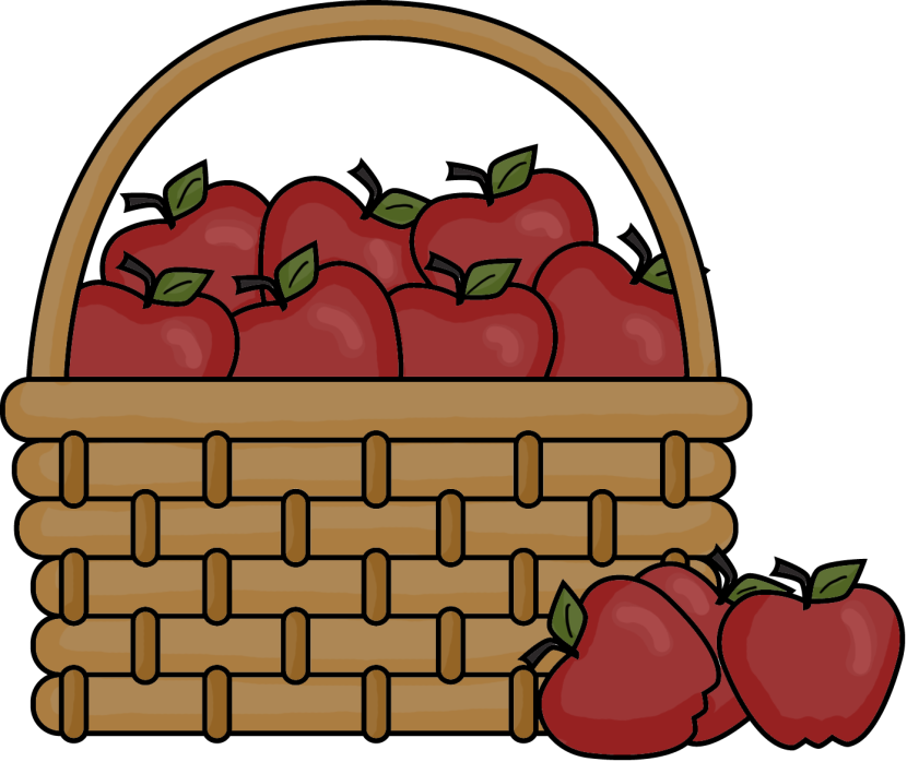 830x698 Fruit Basket Clipart