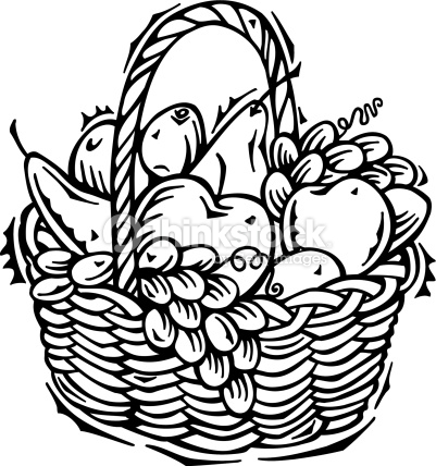 401x428 Vegetable Clipart Fruit Basket