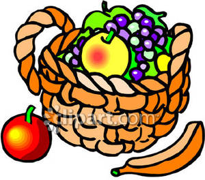 300x264 Basket Of Fruits