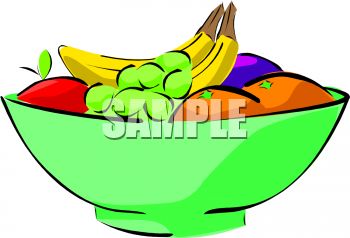 350x238 Clip Art Bowl Of Vegetable Clipart