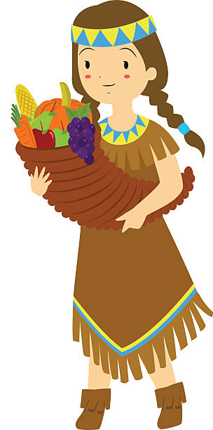 304x612 Thanksgiving Vegetables Clipart