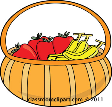 375x359 Basket Clipart Basket Food