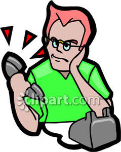 239x300 Receiver Clipart Frustrated Man
