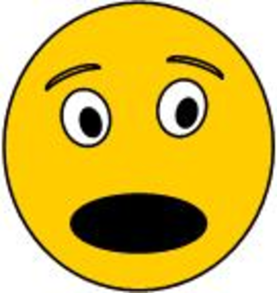 566x600 Face Clipart Scared