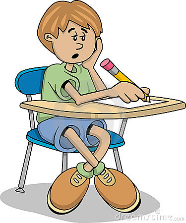 375x450 School Boy Frustrated Clipart 2011959