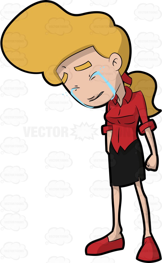 633x1024 An Upset Woman Crying In Frustration Illustrations