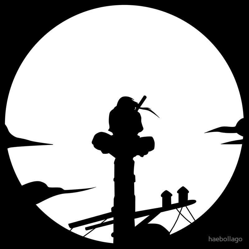 800x800 Full Moon Ninja Posters By Haebollago Redbubble