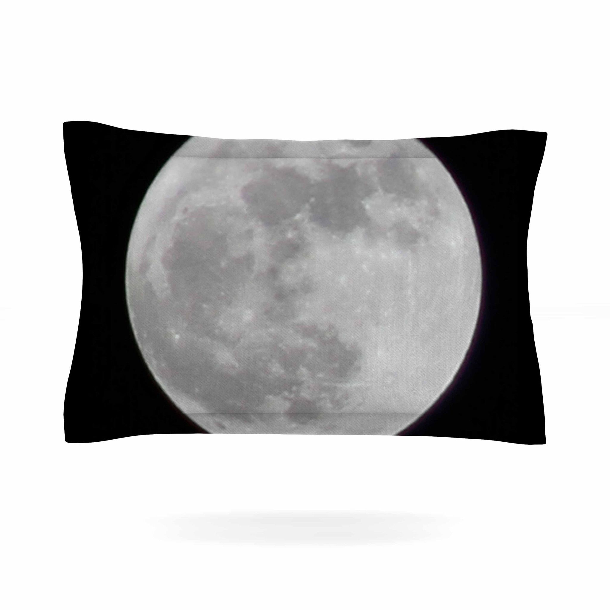 2048x2048 Sylvia Coomes The Moon Black White Pillow Sham Products