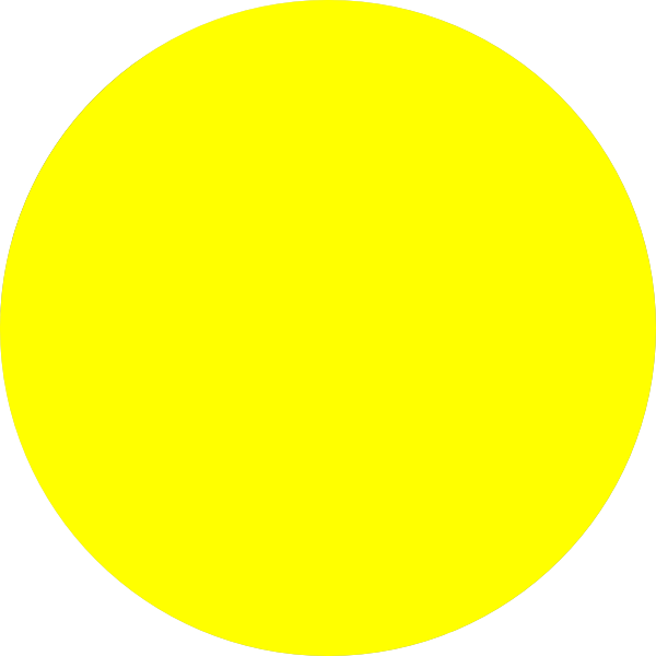 600x600 Yellow Shine Moon Clip Art