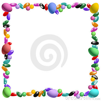 400x400 Jelly Beans Clipart Fun Border