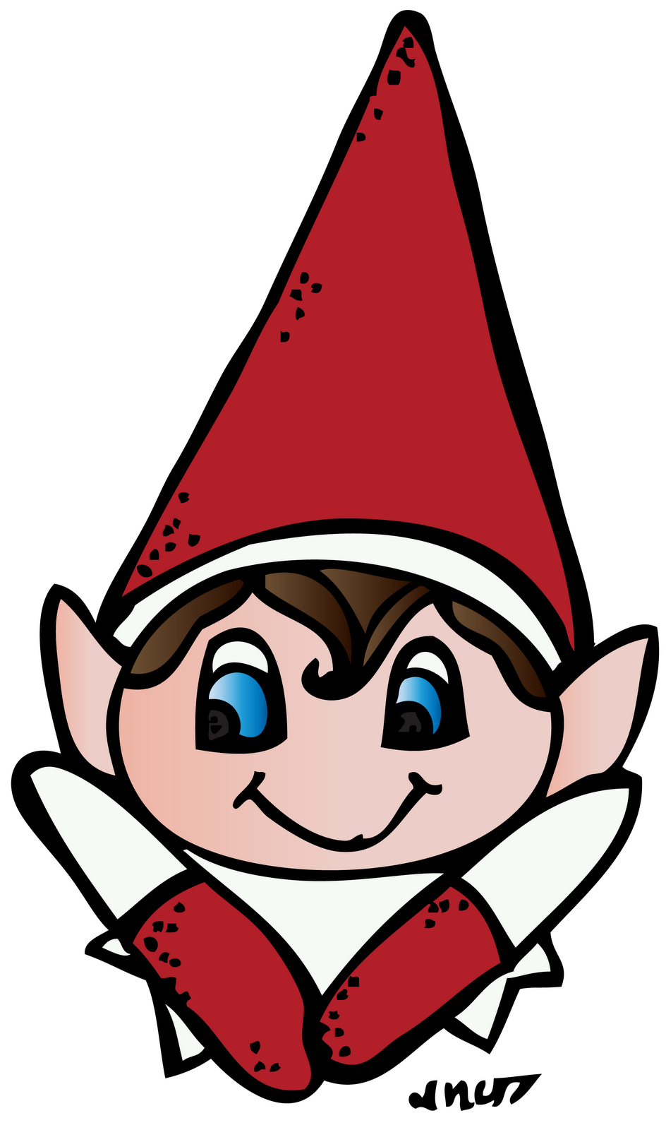 944x1600 Elf On The Shelf Clipart