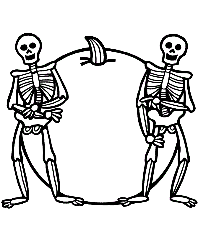 670x820 Skeleton Coloring Pages For Kids Many Interesting Cliparts
