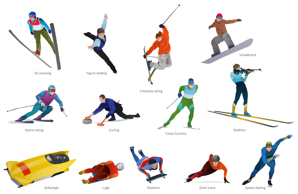 1207x787 Skiing Clipart Winter Fun