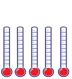 236x262 Design Custom Goal And Fundraising Thermometers Online Custom