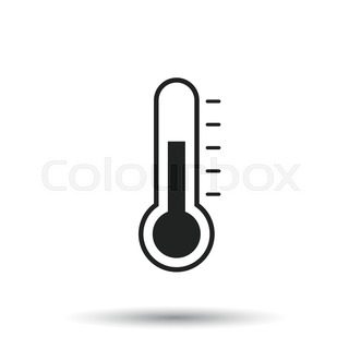 320x320 Vector Illustration Of Thermometer Indicator Stock Vector