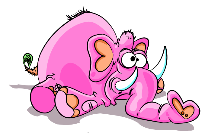 722x442 Free Funny Cartoon Elephant Clip Art