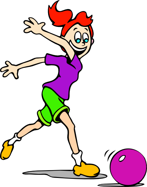 468x598 Bowling Funny Clipart
