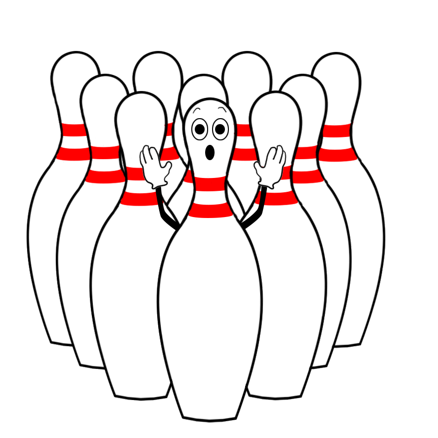 886x886 Bowling Clipart