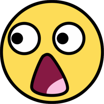 340x340 Shocking Clipart Funny Face