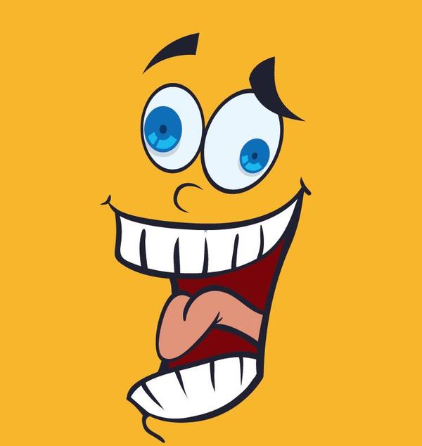600x634 Funny Cartoon Face Expression Design Vector 07