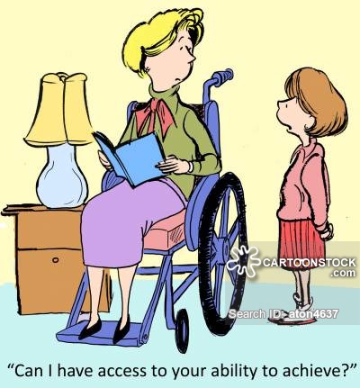 400x431 Disabled Access Cartoons And Comics
