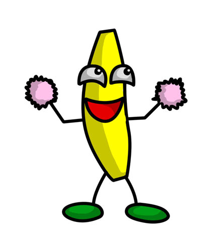 419x500 Funny Banana Pictures Clip Art