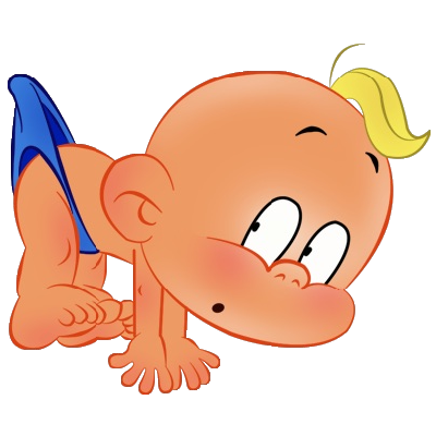 400x400 Funny Cartoon Baby Clip Art Images Are On A Transparent Background
