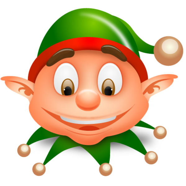 600x600 Funny Elf Clip Art Merry Christmas Amp Happy New Year Arts
