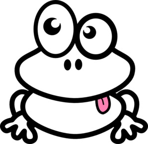 298x291 Funny Frog Clip Art