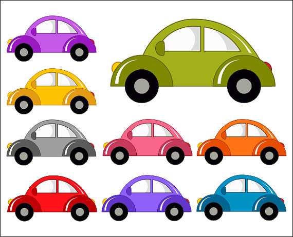570x462 Cute Cars Digital Clip Art Funny Cars Clipart Instant On Cars