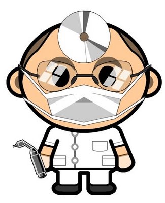 325x400 Funny Dentist Clipart