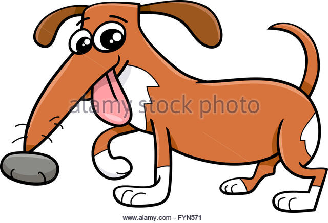 640x436 Cartoon Illustration Funny Dog Pet Stock Photos Amp Cartoon